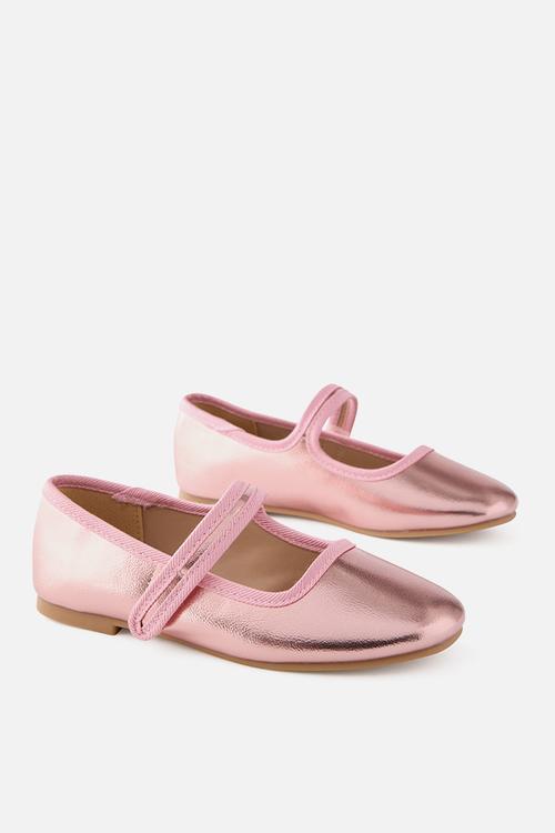 Olivia Ballet Flat - Pink/Metallic