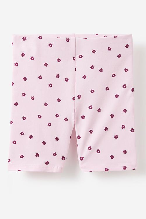 Essential Bike Short - Denim Navy/Pink Heart