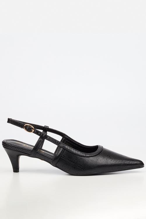 Serene 2 slingback heel - black