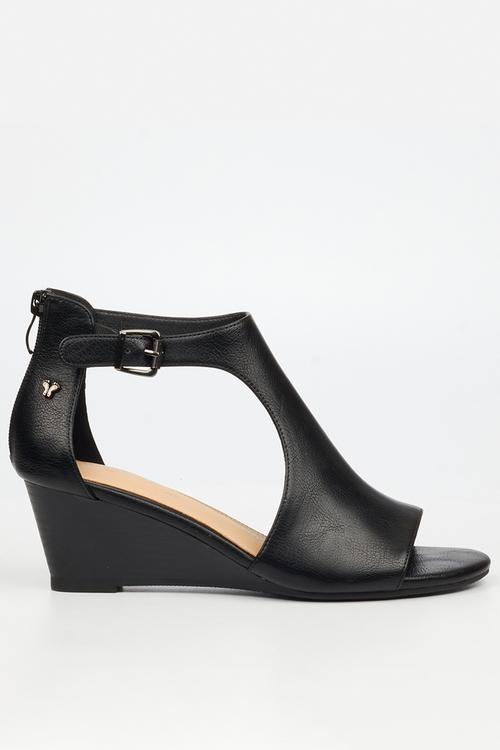 Shani 15 wedge heel - black