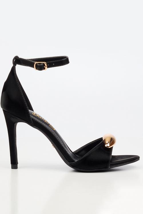 Valentina 1 ankle strap heel - black