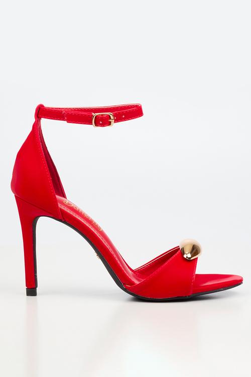 Valentina 1 ankle strap heel - red
