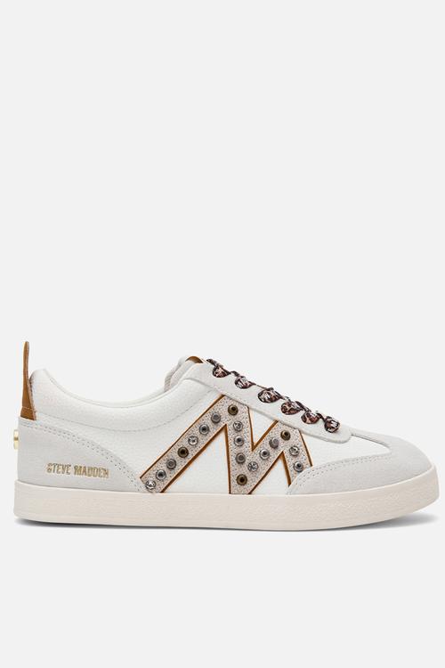 Degree-stud sneaker - wht ice