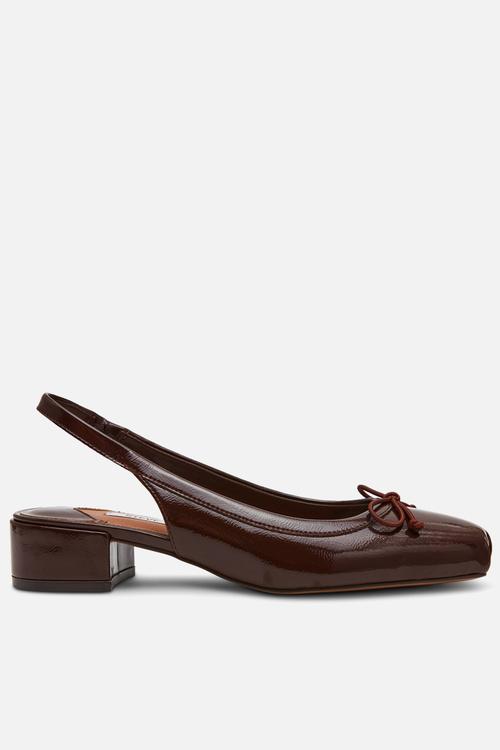 Loved slingback - brn patent