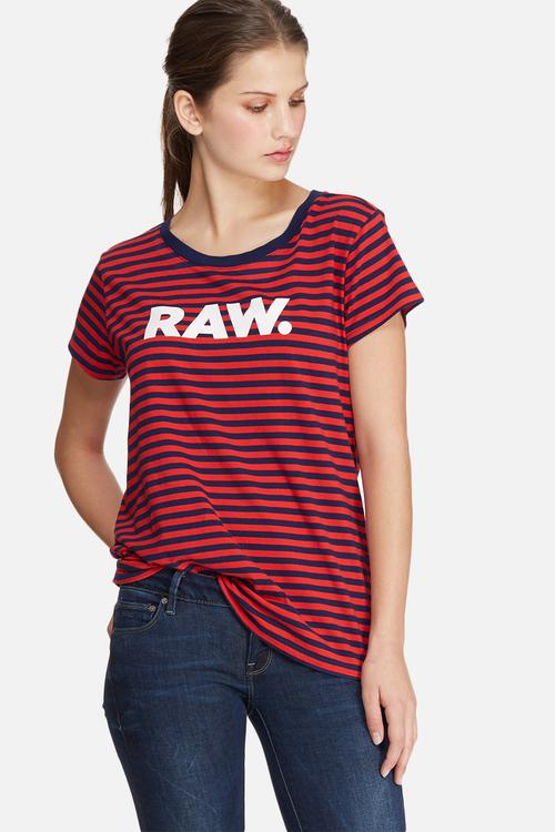 Glenna straight stripe tee
