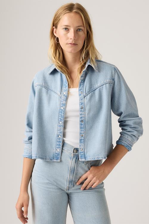 Logan Tencel Shacket -  Tencel Blasted Stone Top