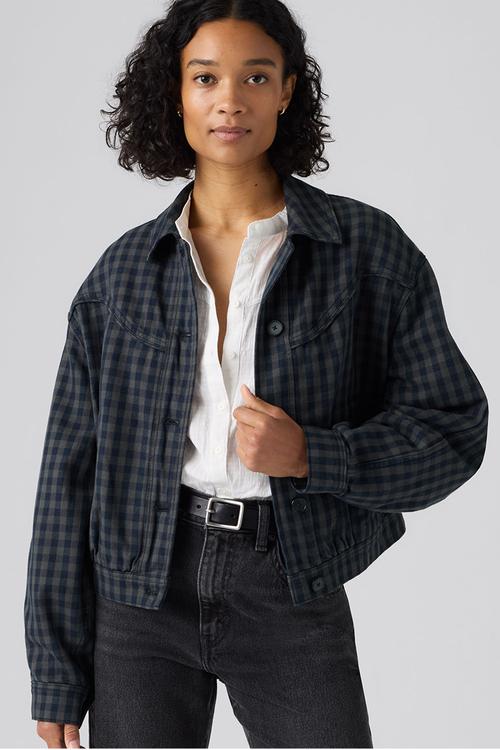 Dani Western Harrington -  Phoebe Check Magnet Denim