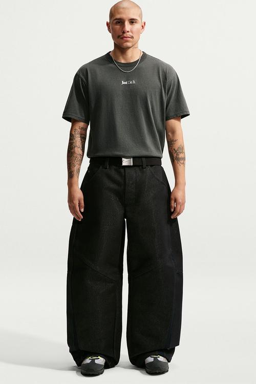NSW Premium Essentials Loose T-Shirt - Newsprint Black