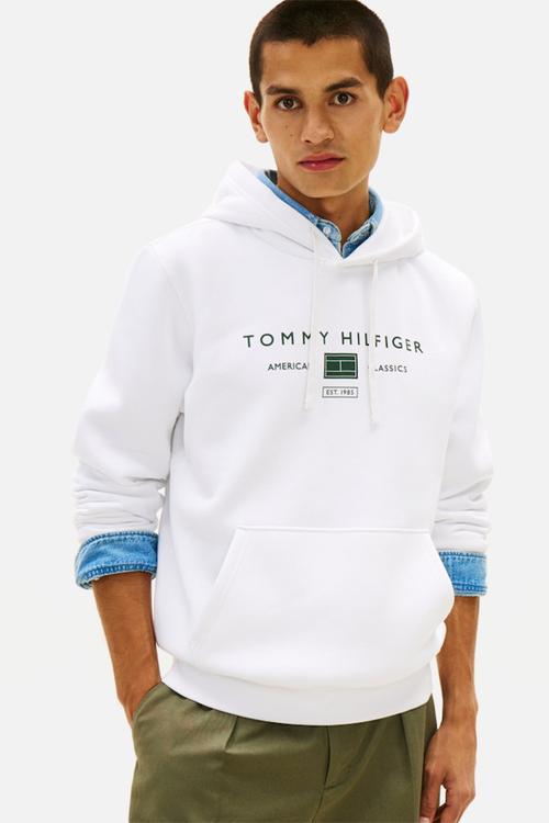 BRAND LOVE TR MONO STACK HOODY - White