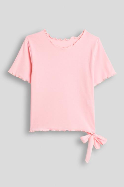 Lettuce hem tee - pink