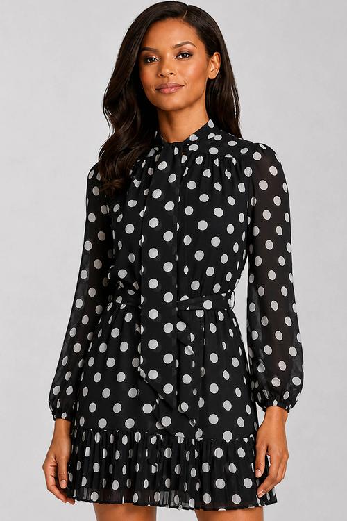 Pringle Brit Dress  - Black/White