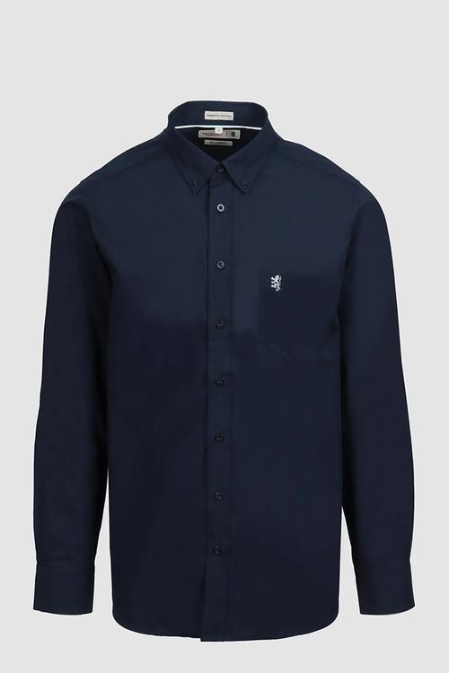 Pringle Jacob Long Sleeve Classic Stretch Shirt - Navy