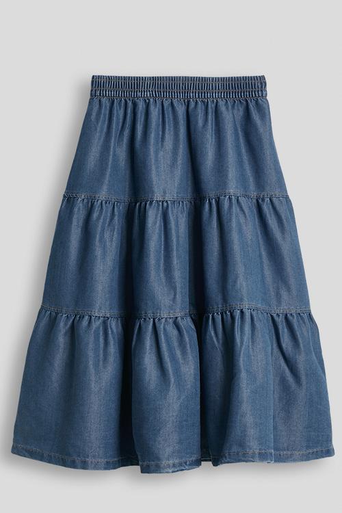 Maxi gypsy skirt - dark blue
