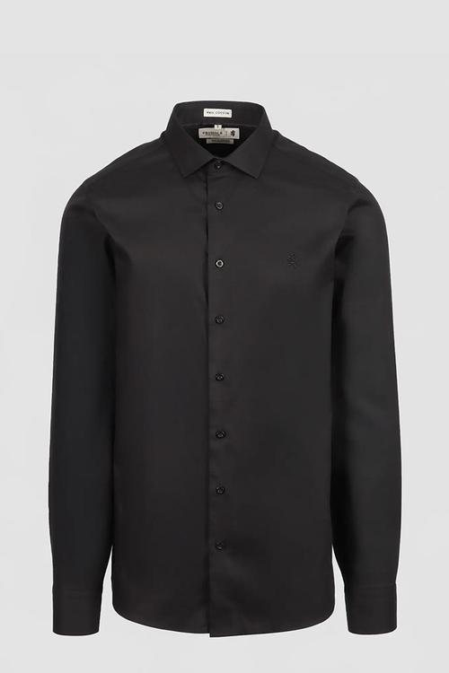 Pringle Tim Long Sleeve Tailored Shirt - Black