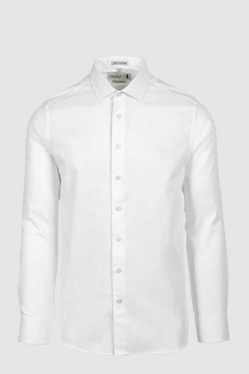 Pringle Tim Long Sleeve Tailored Shirt - White