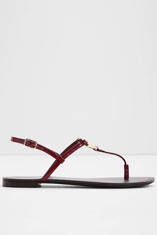 Alannah t-bar - dark red