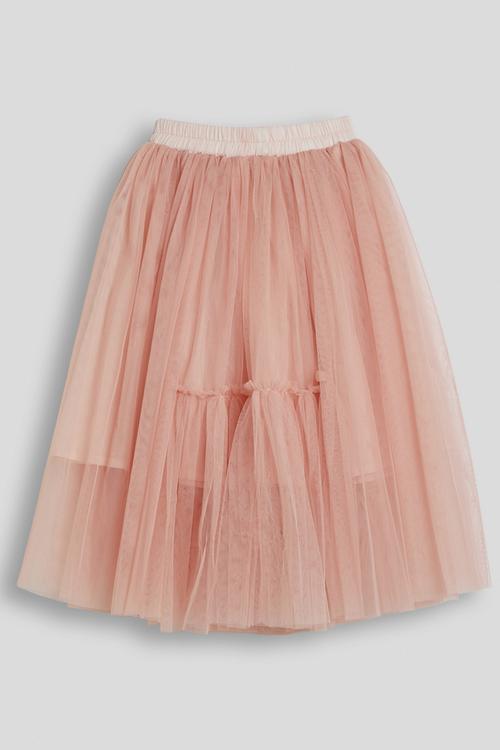 Layered tulle party skirt - pink