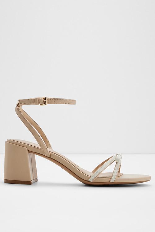 Boula open toe ankle strap - medium beige