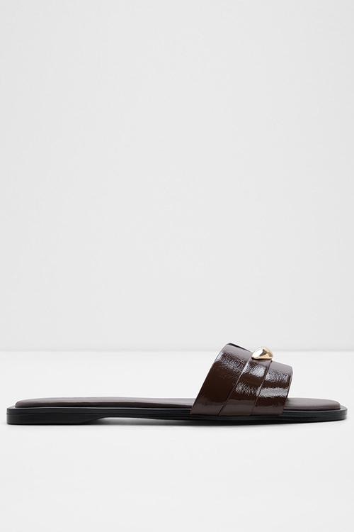 Briela slide - dark brown