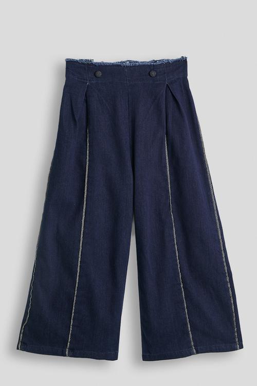 Flared denim jeans - navy