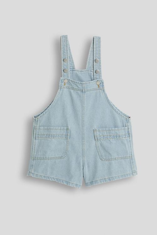 Dungaree shorts - light blue
