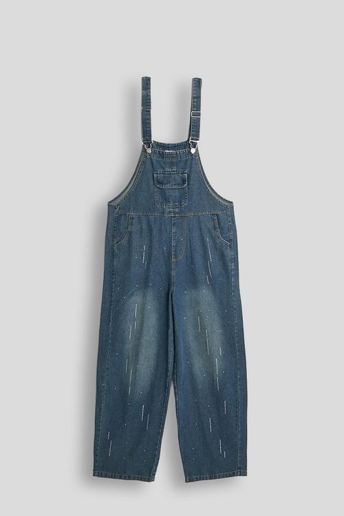 Dungarees - blue