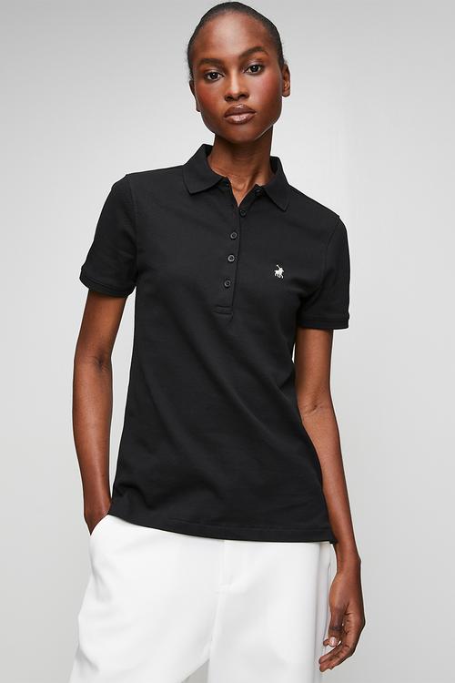 Wmn Margot Ss Golfer - Black