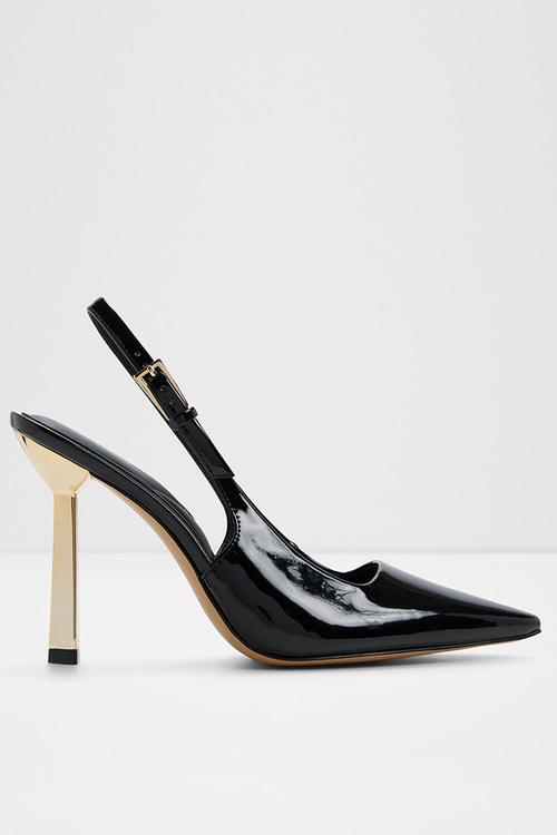 Marysa closed toe slingback - black