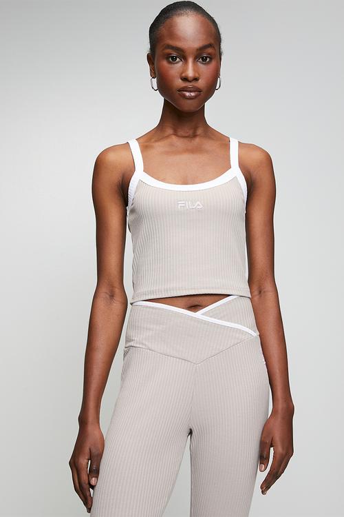 Lala Vest - Pelican/White