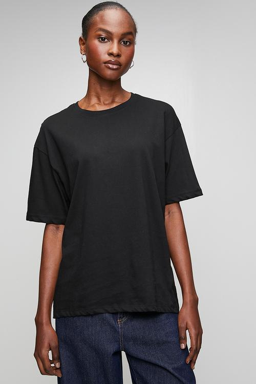 Ladies Plain T-Shirt - Black