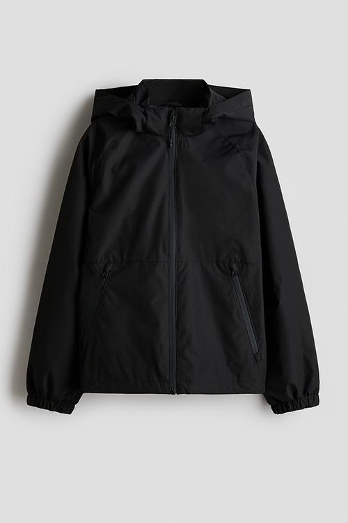 Water-repellent shell jacket - black
