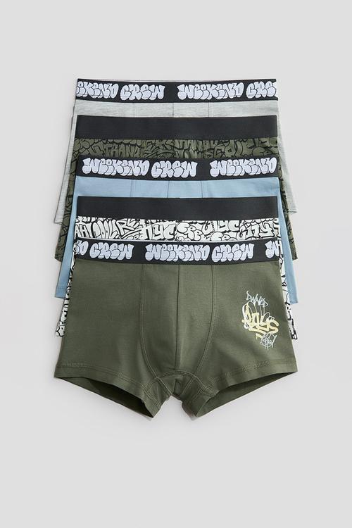 5-Pack trunks - khaki green/weekend crew