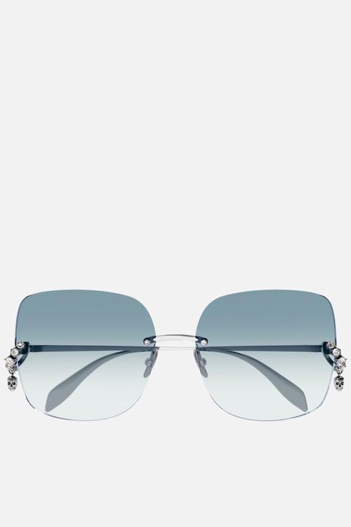 AM0390S-003 63 Sunglass - Silver