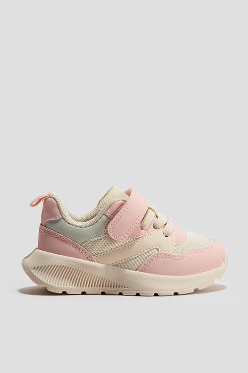 Mesh trainers - light pink