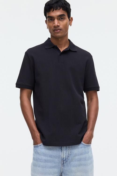 Regular fit polo shirt - navy blue