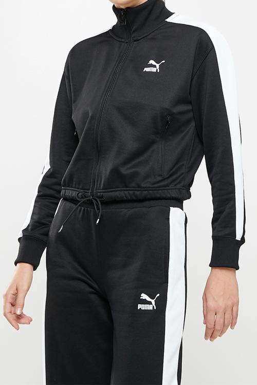 Crop track jacket - puma black