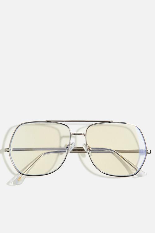 Blue light glasses - silver-coloured