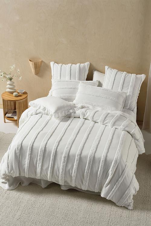 Cillian Duvet Cover Set - white