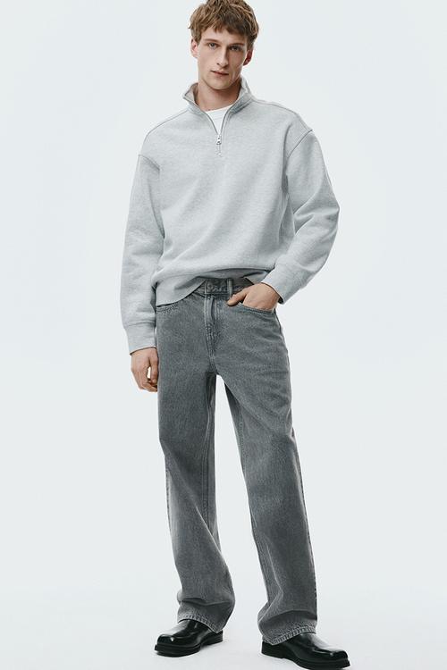 Relaxed jeans - denim grey