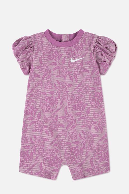 Nkg Lace It Up Baby Romper - Light Magenta