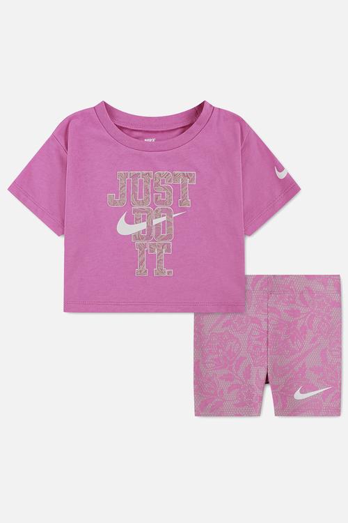 Nkg Lace It Up Bike Short Set - Light Magenta
