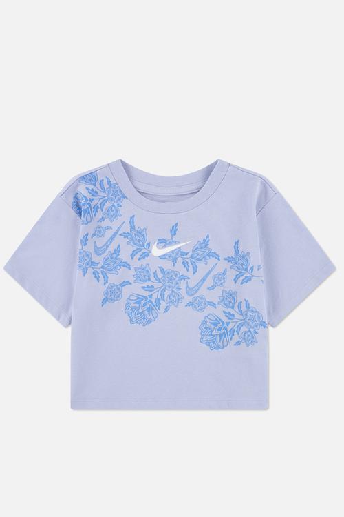 Nkg Lace It Up Boxy Tee - Ghost