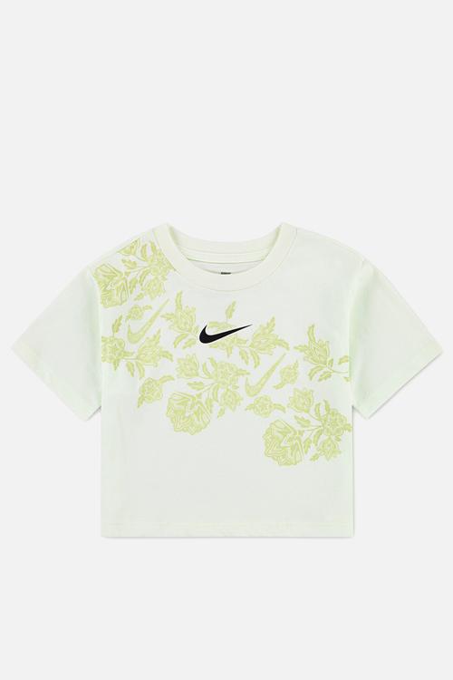 Nkg Lace It Up Boxy Tee - Volt Tint