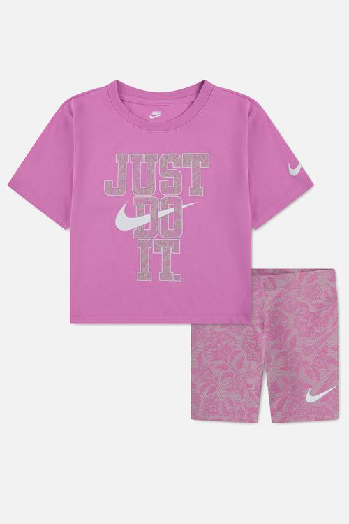 Nkg Lace It Up Bike Short Set - Light Magenta