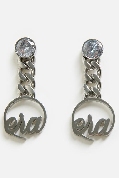 Era Luxe Link Earrings - Silver