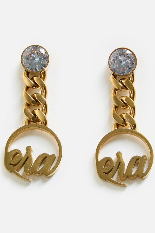 Era Luxe Link Earrings  - Gold