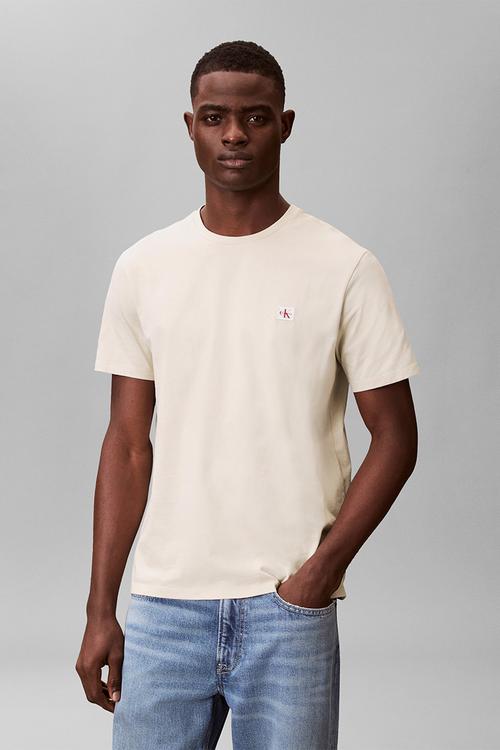 SS BADGE 30S JERSEY CLASSIC TEE - Oatmeal