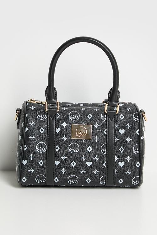 Oversized Go Getter Bag  - Black And White