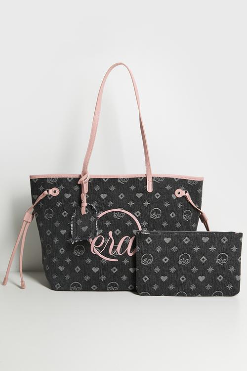 Muse Denim Bag  - Pink And Denim