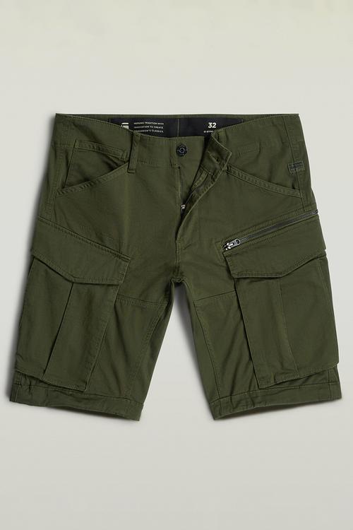 Rovic Zip Regular Short - Dk Bronze Green
